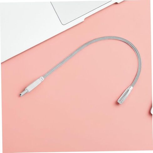 HOMSFOU USB مصباح لوحة المفاتيح ضوء LED مرن للعناية بالعين لأجهزة الكمبيوتر المحمول والكمبيوتر المحمول قابل للتعديل مكتب معدني قابل للتعديل مجموعة من قطعتين للدراسة والعمل in Kuwait