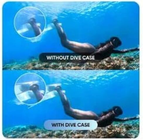 Zunate IPX8 Waterproof Dive Case for ONEX3, IPX8 50M Underwater Dive Protective Shell with Bracket Accessories in Saudi Arabia