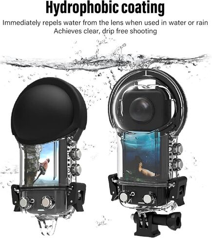 Zunate IPX8 Waterproof Dive Case for ONEX3, IPX8 50M Underwater Dive Protective Shell with Bracket Accessories in Saudi Arabia