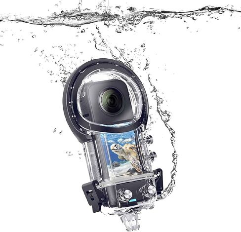 Zunate IPX8 Waterproof Dive Case for ONEX3, IPX8 50M Underwater Dive Protective Shell with Bracket Accessories in Saudi Arabia