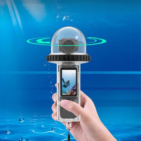 Underwater Protective Case, 40M Waterproof Dive Housing Compatible with OSMO Pocket 3 Action Camera, Default in Saudi Arabia