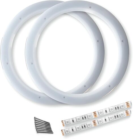 مجموعة حلقات LED مقاس 8 بوصات مع شريط RGB لمكبرات الصوت مقاس 8 بوصات من سلسلة XS وSW in Kuwait