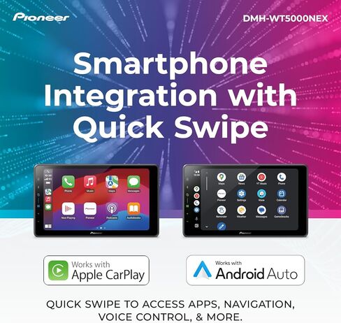 بايونير DMHWT5000 جهاز استقبال الوسائط المتعددة الرقمي مقاس 9 بوصة مع نظام Android Auto اللاسلكي وApple CarPlay in Saudi Arabia