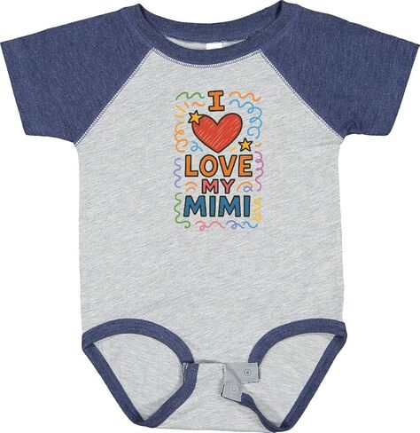 بدلة أطفال من Inktastic I Love My Mimi Heart Gift in Saudi Arabia