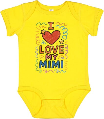بدلة أطفال من Inktastic I Love My Mimi Heart Gift in Saudi Arabia