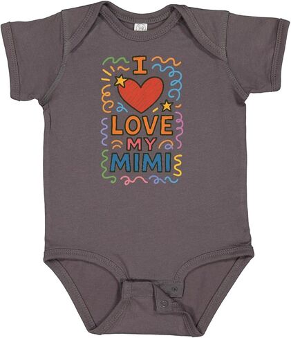 بدلة أطفال من Inktastic I Love My Mimi Heart Gift in Saudi Arabia