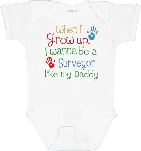 inktastic Surveyor Like Daddy Baby Bodysuit in Saudi Arabia