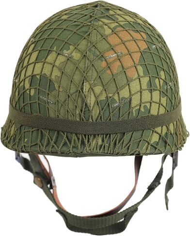 WW2 الحرب العالمية الثانية حرب فيتنام عصر الولايات المتحدة M1 خوذة قتالية مع غطاء ميتشل 1959 مؤرخة الاستنساخ in Kuwait