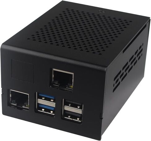 ZDE ZP593 PCIe to 2.5G Ethernet Port PCIe to M.2 Key-M NVMe SSD HAT Expansion Board 2.5GB 2.5GBE with ZC506 Aluminum Case for Raspberry Pi 5 2GB 4GB 8GB 16GB in Saudi Arabia