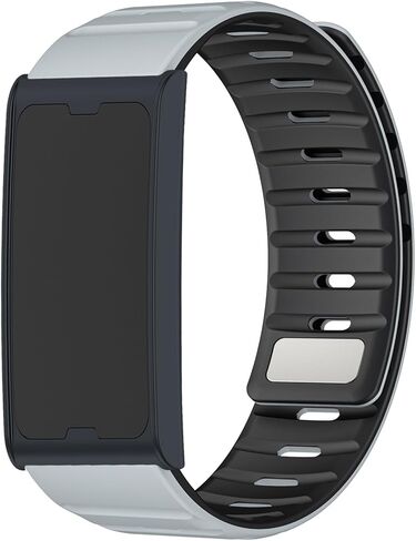 حزام بديل متوافق مع Amazfit Helio Strap/CMF Watch 3 Pro، حزام سيليكون ناعم مسامي، سوار ساعة رياضي مقاوم للماء، سوار معصم بإبزيم مغناطيسي متين سريع الفك in Kuwait