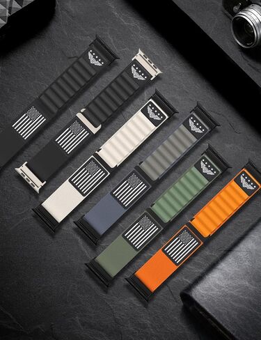 أحزمة نايلون بحلقة جبال الألب في انتظار الحصول على براءة اختراع متوافقة مع Apple Watch Ultra 3 2 1 Band Men 49mm 46mm 45mm 44mm 42mm، حزام رياضي من النايلون على شكل نجمة لسلسلة iWatch SE 11 10 9 8 7 6 5 4 3 in Kuwait