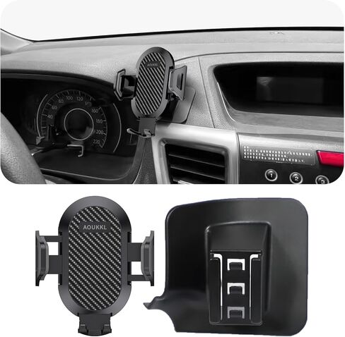 Car Phone Holder Fits for Honda CR-V CRV 2012-2016 Accessories,Thick Cases Friendly,Cell Phone Mount for 4.7-7 in Phones,360 Degree Rotation,Easy to Install in Saudi Arabia