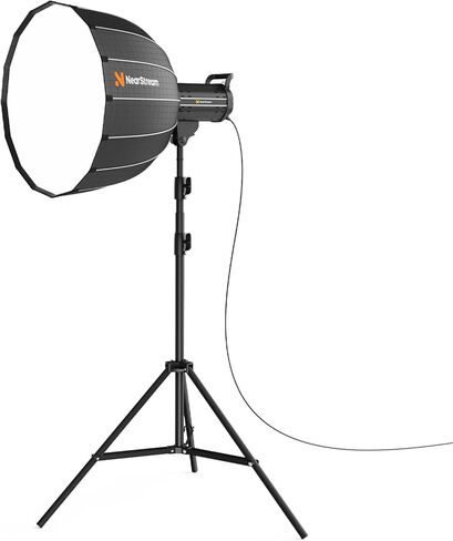 مجموعة إضاءة NearStream 100W Softbox مع حامل ثلاثي الأرجل، حامل قابل للتعديل 110 بوصة، Softbox 27.6 بوصة، ضوء استوديو LED قابل للتعتيم 2700K–6500K، CRI 97+، التحكم عن بعد والتحكم في التطبيقات للبث المباشر وتسجيل الفيديو in Saudi Arabia