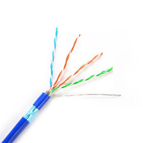 | كابل إيثرنت Cat5e بطول 1000 قدم (305 متر) - 23AWG Solid CCA UTP، كبل شبكة LAN داخلي بسرعة 550 ميجا هرتز لجهاز التوجيه والمحول والألعاب ولوحة التصحيح وكاميرا IP وPoE - صندوق السحب in Kuwait