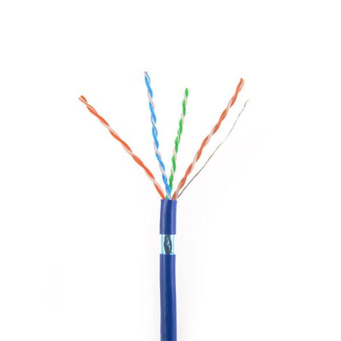 | كابل إيثرنت Cat5e بطول 1000 قدم (305 متر) - 23AWG Solid CCA UTP، كبل شبكة LAN داخلي بسرعة 550 ميجا هرتز لجهاز التوجيه والمحول والألعاب ولوحة التصحيح وكاميرا IP وPoE - صندوق السحب in Kuwait