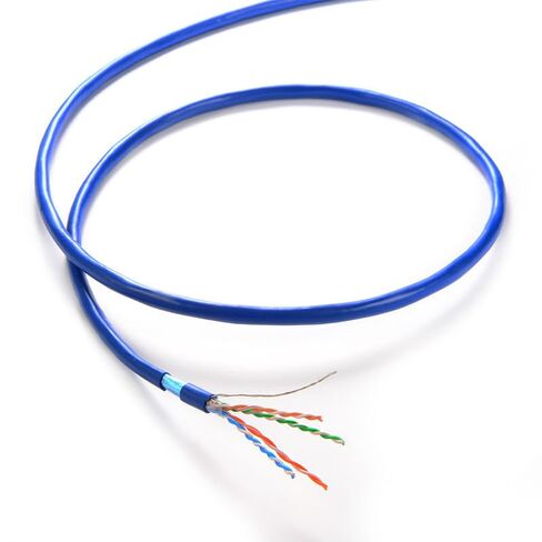 | كابل إيثرنت Cat5e بطول 1000 قدم (305 متر) - 23AWG Solid CCA UTP، كبل شبكة LAN داخلي بسرعة 550 ميجا هرتز لجهاز التوجيه والمحول والألعاب ولوحة التصحيح وكاميرا IP وPoE - صندوق السحب in Kuwait
