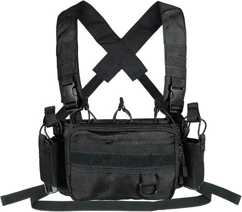 Tactical Mag Admin Pouch,Utility Tool Pouch Medical EDC EMT Bag Lightweight Chest Rig with Mag Pouch in Saudi Arabia