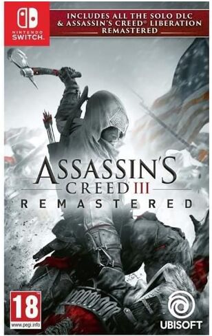 Ubisoft Assassin's Creed 3 + Assassin's Creed Liberation Remastered - Switch Game Hub for Gaming Consoles with USB Interface in Saudi Arabia