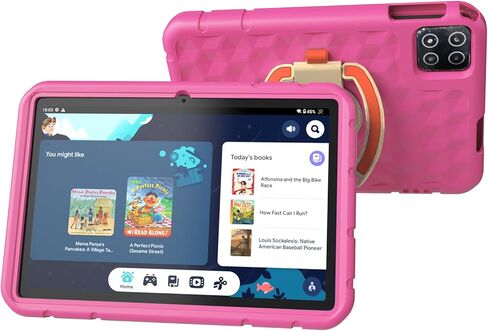 تابلت للأطفال مقاس 10 بوصة وسعة 128 جيجابايت، نظام تشغيل Android 15 للأطفال - مراقبة أبوية، ذاكرة وصول عشوائي 6 جيجابايت، وحدة معالجة مركزية 8 النواة، شاشة لمس عالية الدقة، واي فاي، بطارية كبيرة، مع حافظة متضمنة باللون الأزرق in Kuwait