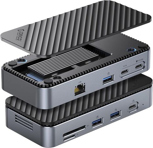ORICO 9-in-1 USB C Hub with M.2 NVMe SSD Enclosure M2P7 in Saudi Arabia