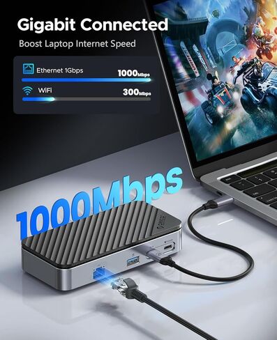 ORICO 9-in-1 USB C Hub with M.2 NVMe SSD Enclosure M2P7 in Saudi Arabia