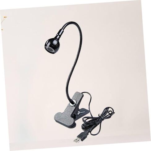 Homoyoyo 3W USB Flexible Reading Lamp Eye Protection LED Clip Light for Bedside Home and Office Use Black Portable Gooseneck Design USB Lamp in Saudi Arabia