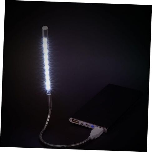 Homoyoyo 2PCS USB Powered LED Reading Lamp Set Gooseneck Light 10 Adjustable Brightness Levels Eye-Caring Desk Lamp for Study Bedside and Office Use Random Color in Saudi Arabia