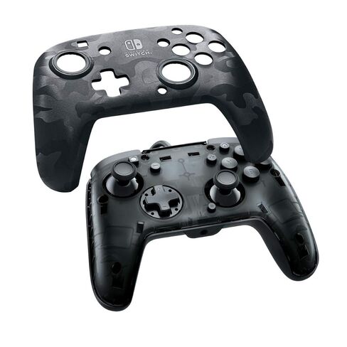 PDP Gaming Faceoff Deluxe + audio Wired Controller Faceplate: Black Camo - Nintendo Switch in Saudi Arabia