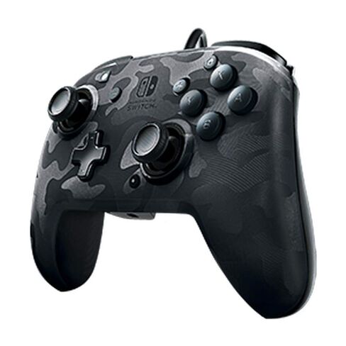 PDP Gaming Faceoff Deluxe + audio Wired Controller Faceplate: Black Camo - Nintendo Switch in Saudi Arabia
