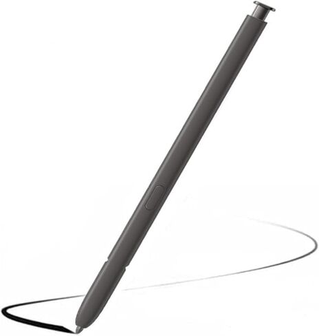 قلم بديل Galaxy S24 Ultra S (بدون بلوتوث) لهاتف Samsung Galaxy S24 Ultra 5G، قلم لمس (رمادي داكن) in Kuwait