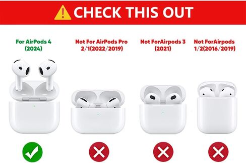 Case for AirPods 4th Generation 2024 | Silicone Cover | Full Protection | 3D Gamepad Skin Design | with Cleaning Kit and Carabiner | Multicolor Earbuds Case for Boy Girl (Red, for AirPods 4) in Saudi Arabia