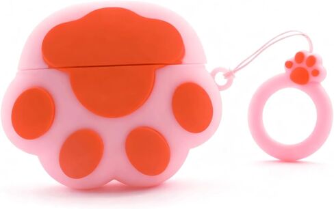 لـ Airpods Pro/Pro 2 Gen Case لطيف، تصميم Kawaii Girly Pink ثلاثي الأبعاد على شكل خنزير مع سلسلة مفاتيح، غطاء كرتوني للحيوانات، هدية للنساء والفتيات والأطفال والمراهقين in Kuwait