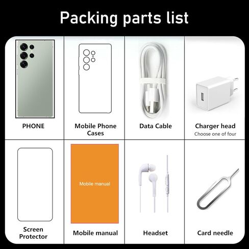 هواتف C25U غير مقفلة، هاتف ذكي 8 جيجابايت + 256 جيجابايت، هاتف خلوي يعمل بنظام Android 14.0، شاشة عالية الدقة 7.2 بوصة، بطارية 6800 مللي أمبير في الساعة، بطاقة SIM مزدوجة، وضع استعداد مزدوج، هاتف 5G. (أخضر) in Kuwait