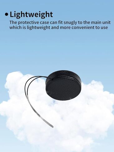 Specially Designed Lens Cap for Fujifilm Instax Mini Evo Camera,UYRUREL Stable and Wear-Resistant Genuine Leather Lens Cap Protects Against Scratches.Black. in Saudi Arabia