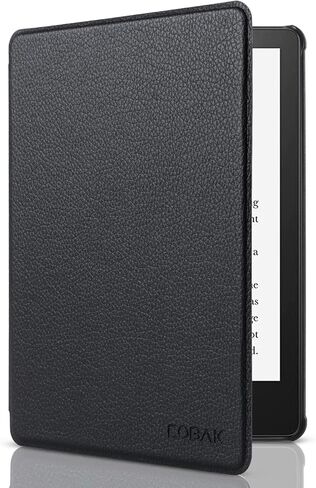 حافظة CoBak لجهاز Kindle Paperwhite الجيل الحادي عشر 2021 مقاس 6.8 بوصة - غطاء ذكي مع ميزة التنبيه التلقائي للنوم، خفيف الوزن، نحيف، مصنوع من جلد البولي يوريثان in Saudi Arabia