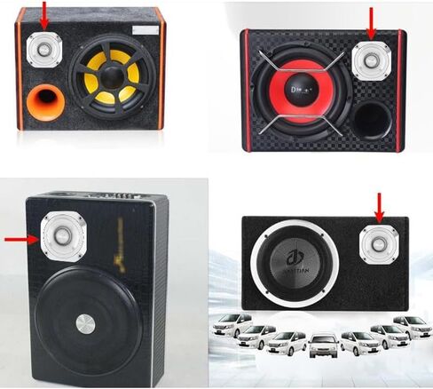 4 بوصة 600 واط 6OHM GT-S20 سيارة الألومنيوم رصاصة مكبر الصوت مع مكثف للسيارات السيارات السيارات ستيريو تعديل in Saudi Arabia