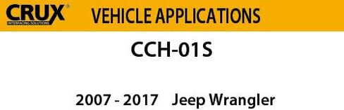 CRUX CCH-01S Spare Tire Mount Rear View Camera for Jeep Wrangler in Kuwait