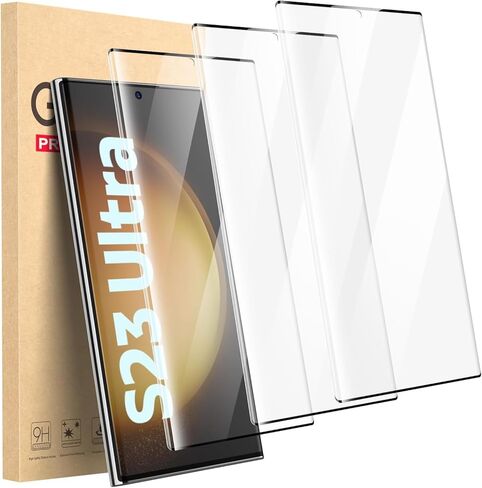 Cutebe 3 Pack Screen Protector for S23 Ultra,Tempered Glass,Touch Sensitive and Case Friendly for Galaxy S23 Ultra in Saudi Arabia
