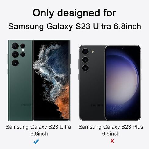 Cutebe 3 Pack Screen Protector for S23 Ultra,Tempered Glass,Touch Sensitive and Case Friendly for Galaxy S23 Ultra in Saudi Arabia