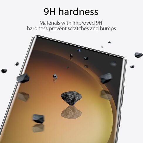 Cutebe 3 Pack Screen Protector for S23 Ultra,Tempered Glass,Touch Sensitive and Case Friendly for Galaxy S23 Ultra in Saudi Arabia