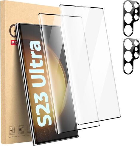 Cutebe 3 Pack Screen Protector for S23 Ultra,Tempered Glass,Touch Sensitive and Case Friendly for Galaxy S23 Ultra in Saudi Arabia