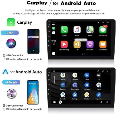 10.1 Inch Android 13 Car Stereo for Nissan Altima 2013-2018 Touch Screen Car Radio w/Carplay and Android Auto WiFi Bluetooth Navigation Backup Camera MIC -2GB+32GB in Saudi Arabia