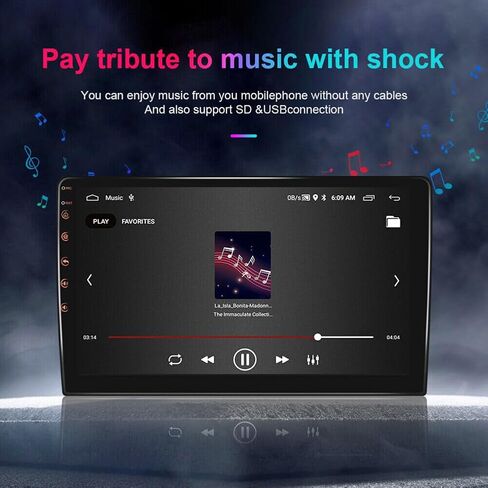 Android 13 Car Stereo for Hyundai Elantra 2007 2008 2009 2010, 9" Touch Screen Radio Wireless with CarPlay & Android Auto, 2GB + 32GB, GPS Navigation WiFi Bluetooth SWC AHD Backup Camera in Saudi Arabia