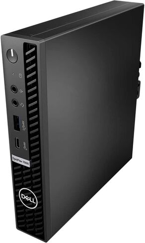 Dell OptiPlex 7000 Micro Desktop Computer, Intel Core i7-12700T Upto 4.7GHz - 32GB RAM, 512GB NVMe SSD, Wi-Fi 6E, Bluetooth, USB Type-C, DisplayPort, HDMI - Windows 11 Pro (Renewed) in Kuwait