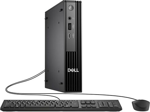 كمبيوتر مكتبي صغير للأعمال Dell Pro Micro QCM1250، إصدار OptiPlex جديد، Intel Core i5-14500T (14 نواة، 20 خيط، ذاكرة تخزين مؤقت 24 ميجابايت)، 16 جيجابايت DDR5، 512 جيجابايت PCIe SSD، دعم عرض مزدوج 4K، USB-C، Win 11 Pro in Saudi Arabia