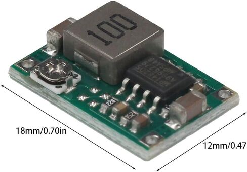 20Pcs Mini 360 3A DC-DC Power Step-Down Module Synchronous Rectification Step-Down 4.75V-23V to 1.0V-17V for RC in Kuwait