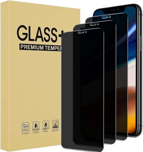 3Pack for iPhone 16e/14/13/13 Pro Privacy Screen Protector Full Coverage Anti-Spy Tempered Glass Film 9H Hardness Easy Installation Bubble Free [6.1 inch] in Saudi Arabia