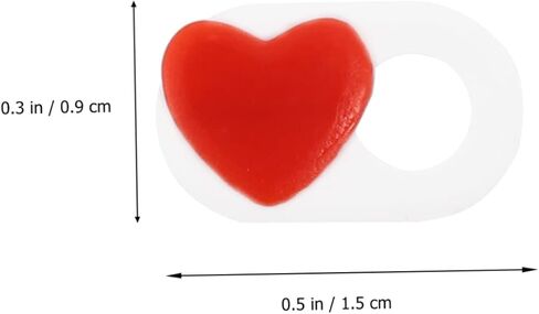 Laptop Camera Cover Slide Heart Privacy Cover Webcam Lid Abs Multiple Functions in Saudi Arabia