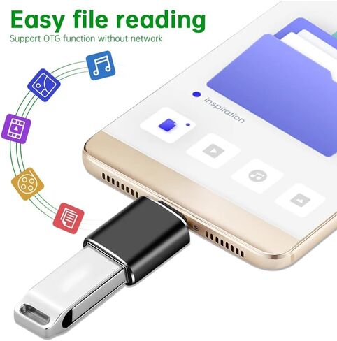 محول USB C إلى USB (6 حزم)، USB3.0 Gen 2 بسرعة 5 جيجابت في الثانية يناسب جنبًا إلى جنب، محول من النوع C ذكر إلى 3.2 أنثى متوافق مع أجهزة iPhone 17 16 Pro Max/iPad/iMac/MacBook Pro وThunderbolt 4/3 in Kuwait