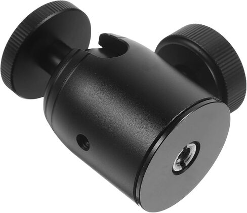 Homoyoyo Mini Ball Head Mount Clamp محول كاميرا قابل للدوران لكاميرات DSLR والهاتف، مشبك ثلاثي القوائم مضاد للاهتزاز، حامل خفيف الوزن قابل للتعديل للبث المباشر ومدونات الفيديو in Kuwait